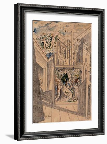 The Poet's House-De Chirico Giorgio-Framed Giclee Print