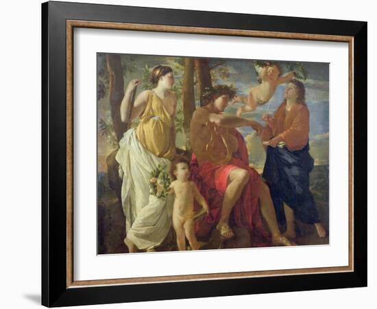 The Poet's Inspiration-Nicolas Poussin-Framed Giclee Print