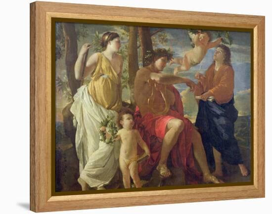 The Poet's Inspiration-Nicolas Poussin-Framed Premier Image Canvas