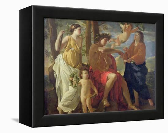 The Poet's Inspiration-Nicolas Poussin-Framed Premier Image Canvas