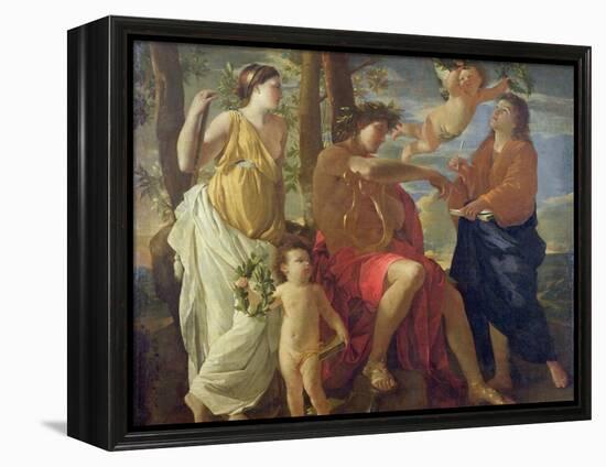 The Poet's Inspiration-Nicolas Poussin-Framed Premier Image Canvas