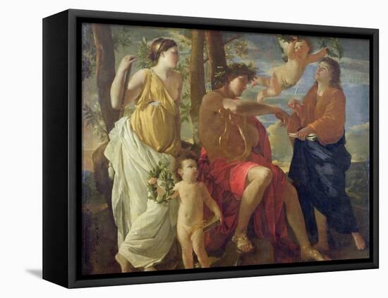 The Poet's Inspiration-Nicolas Poussin-Framed Premier Image Canvas