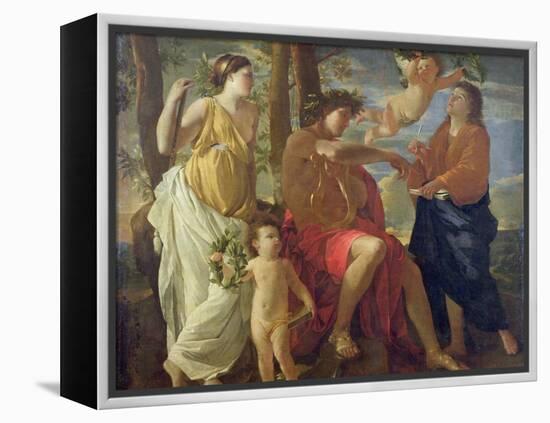 The Poet's Inspiration-Nicolas Poussin-Framed Premier Image Canvas