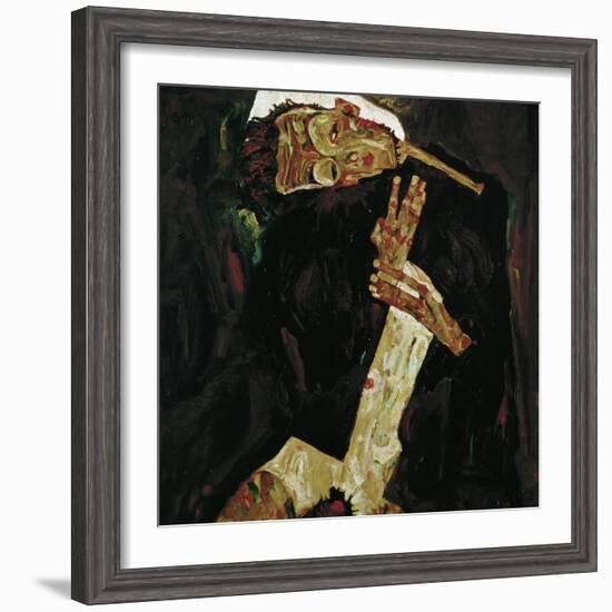 The Poet (Self-Portrait), 1911-Egon Schiele-Framed Giclee Print