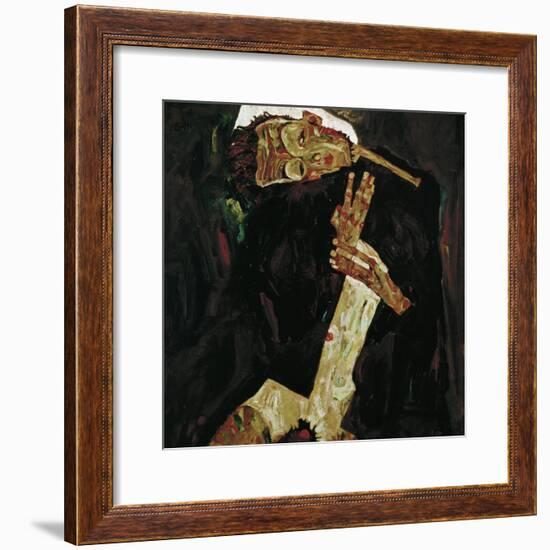 The Poet (Self-Portrait), 1911-Egon Schiele-Framed Giclee Print