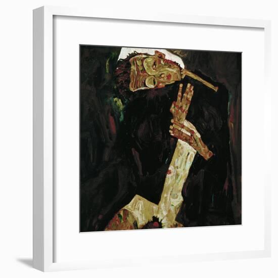 The Poet (Self-Portrait), 1911-Egon Schiele-Framed Giclee Print