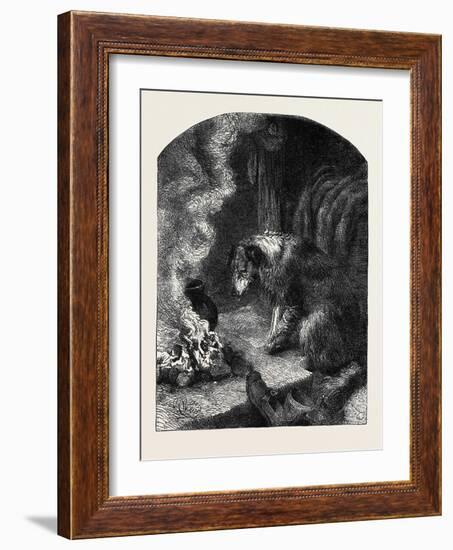 The Poetry of Nature: the Old Shepherd's Dog-Harrison William Weir-Framed Giclee Print