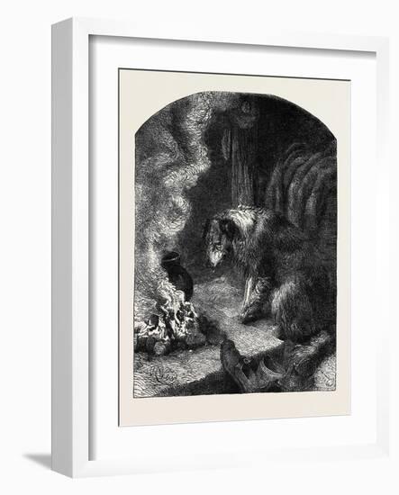 The Poetry of Nature: the Old Shepherd's Dog-Harrison William Weir-Framed Giclee Print