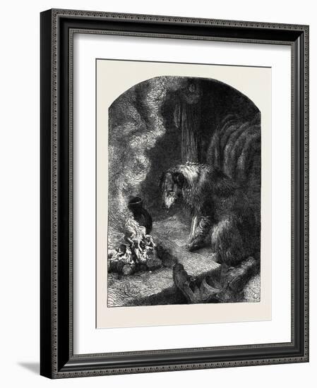 The Poetry of Nature: the Old Shepherd's Dog-Harrison William Weir-Framed Giclee Print