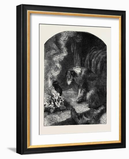 The Poetry of Nature: the Old Shepherd's Dog-Harrison William Weir-Framed Giclee Print