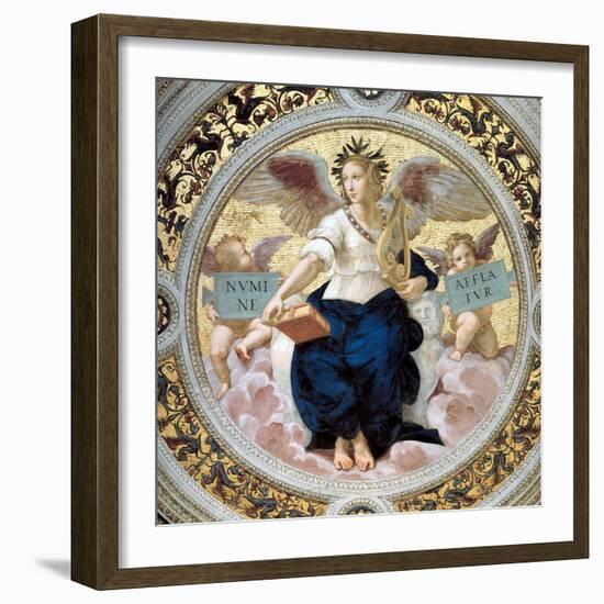 The Poetry. Stanza Della Segnatura, 1508-Raphael-Framed Giclee Print