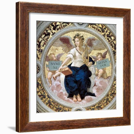 The Poetry. Stanza Della Segnatura, 1508-Raphael-Framed Giclee Print