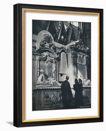 'The poets still rest', 1941-Cecil Beaton-Framed Photographic Print