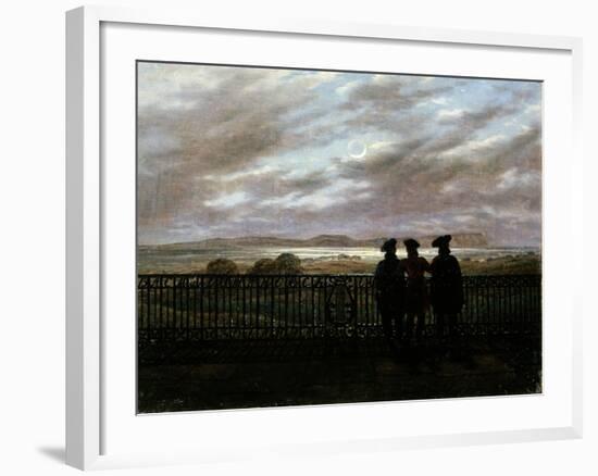 The Poets V.A. Zhukovsky, S.I. Turgenev and A.I. Turgenev, End 1820S-Caspar David Friedrich-Framed Giclee Print