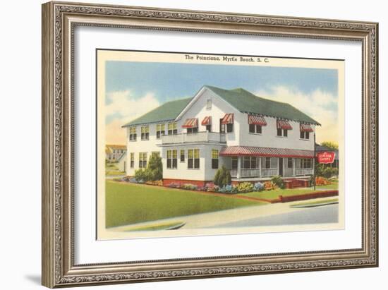 The Poinciana Motel, Myrtle Beach, South Carolina-null-Framed Art Print