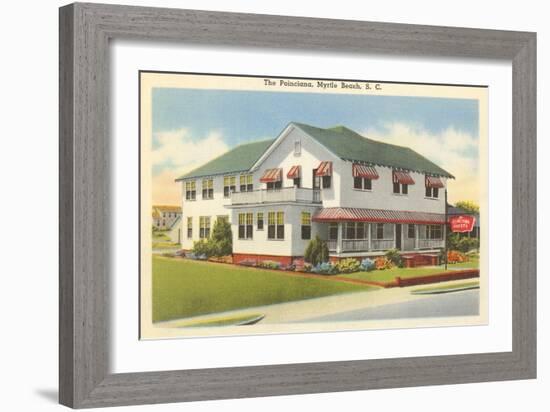 The Poinciana Motel, Myrtle Beach, South Carolina-null-Framed Art Print