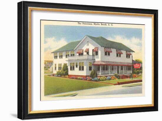 The Poinciana Motel, Myrtle Beach, South Carolina-null-Framed Art Print