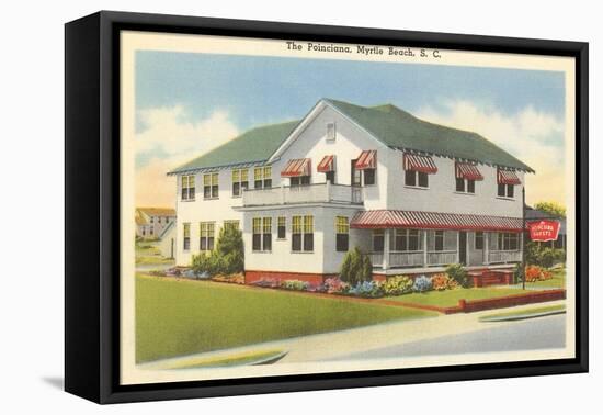 The Poinciana Motel, Myrtle Beach, South Carolina-null-Framed Stretched Canvas