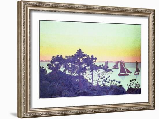 The Pointe De La Galere, 1891-92-Henri Edmond Cross-Framed Giclee Print