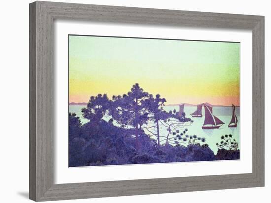 The Pointe De La Galere, 1891-92-Henri Edmond Cross-Framed Giclee Print