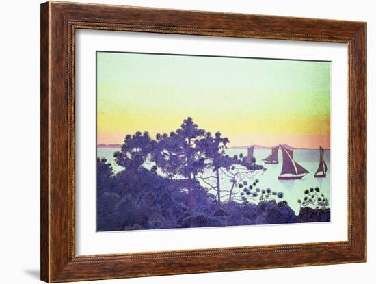 The Pointe De La Galere, 1891-92-Henri Edmond Cross-Framed Giclee Print