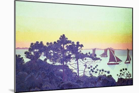 The Pointe De La Galere, 1891-92-Henri Edmond Cross-Mounted Giclee Print