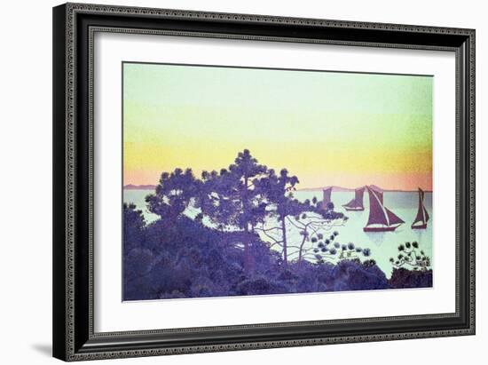 The Pointe De La Galere, 1891-92-Henri Edmond Cross-Framed Giclee Print