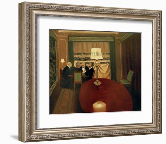 The Poker Game-Félix Vallotton-Framed Giclee Print