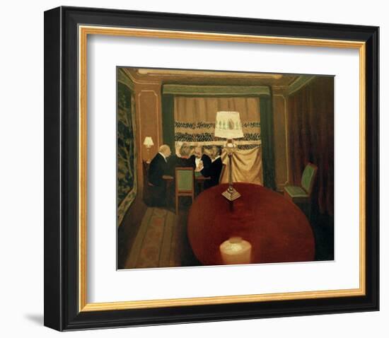 The Poker Game-Félix Vallotton-Framed Giclee Print