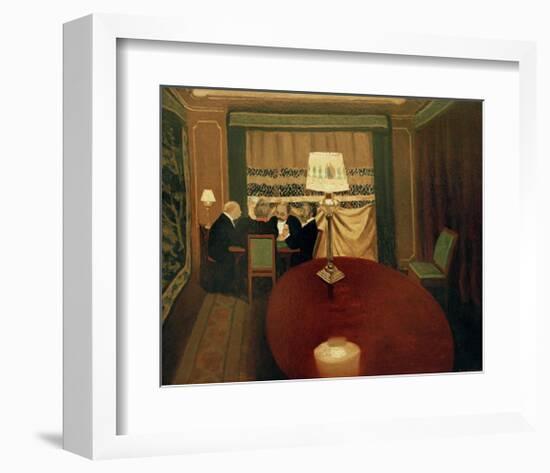 The Poker Game-Félix Vallotton-Framed Giclee Print