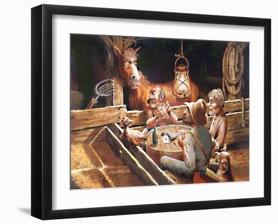 The Poker Hand-Nate Owens-Framed Giclee Print