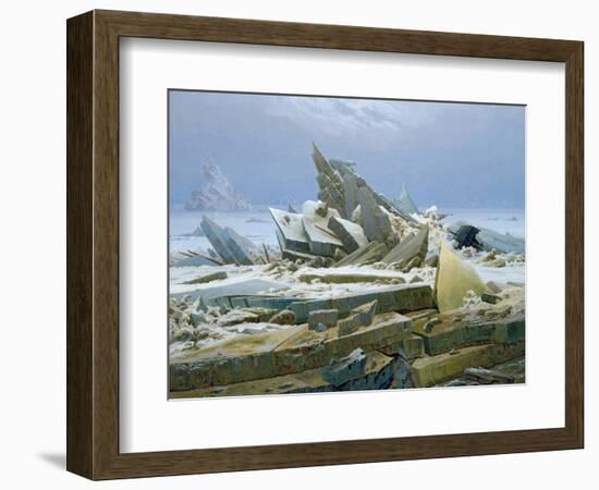 The Polar Sea, 1824-Caspar David Friedrich-Framed Giclee Print