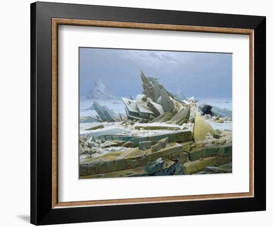 The Polar Sea, 1824-Caspar David Friedrich-Framed Giclee Print