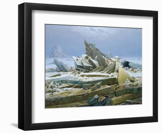 The Polar Sea, 1824-Caspar David Friedrich-Framed Giclee Print