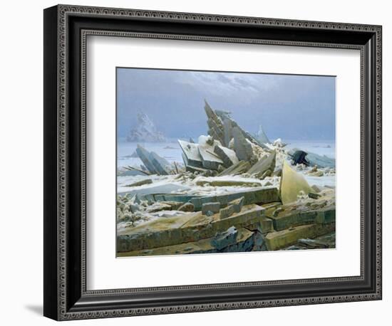 The Polar Sea, 1824-Caspar David Friedrich-Framed Giclee Print