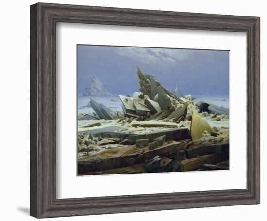 The Polar Sea (The Failed Hope), about 1823/24-Caspar David Friedrich-Framed Giclee Print