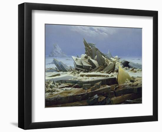 The Polar Sea (The Failed Hope), about 1823/24-Caspar David Friedrich-Framed Giclee Print
