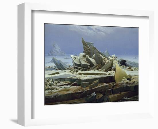 The Polar Sea (The Failed Hope), about 1823/24-Caspar David Friedrich-Framed Giclee Print