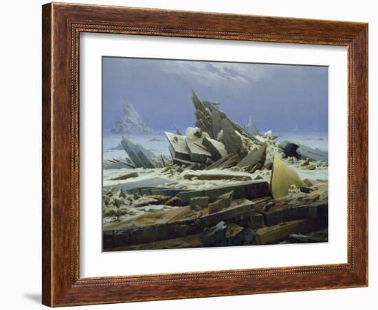 The Polar Sea (The Failed Hope), about 1823/24-Caspar David Friedrich-Framed Giclee Print