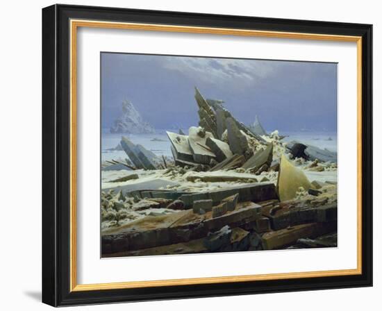 The Polar Sea (The Failed Hope), about 1823/24-Caspar David Friedrich-Framed Giclee Print