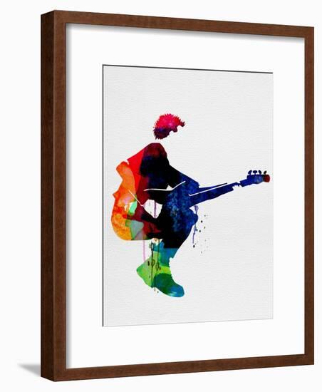 The Police Watercolor-Lora Feldman-Framed Premium Giclee Print