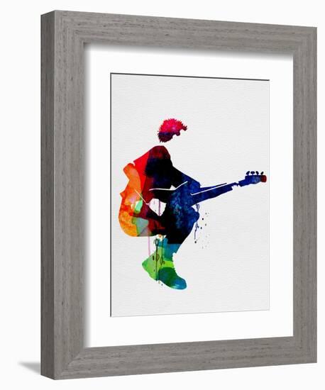 The Police Watercolor-Lora Feldman-Framed Premium Giclee Print