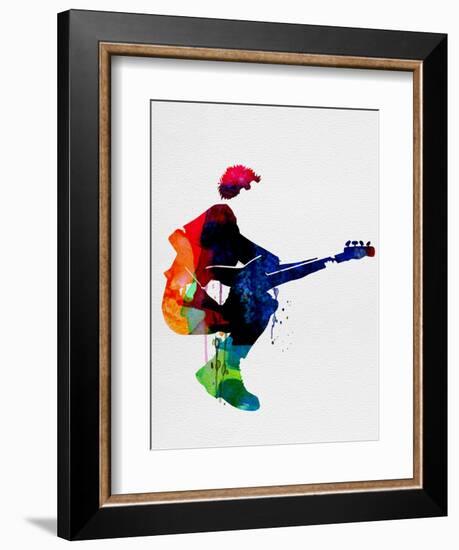 The Police Watercolor-Lora Feldman-Framed Premium Giclee Print