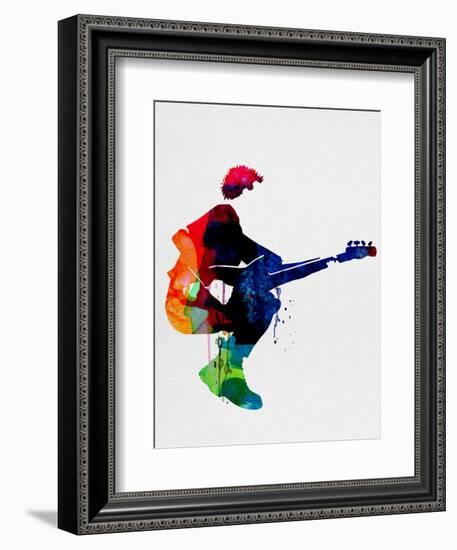 The Police Watercolor-Lora Feldman-Framed Premium Giclee Print