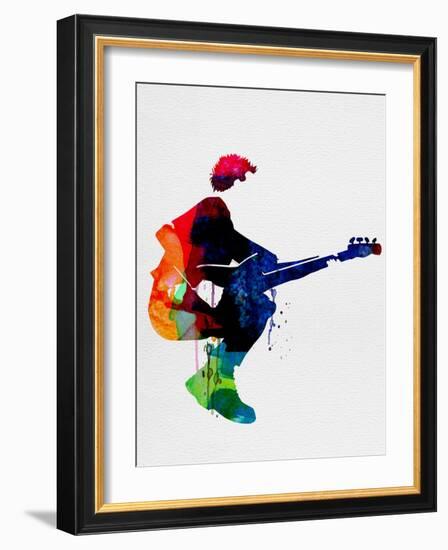 The Police Watercolor-Lora Feldman-Framed Art Print