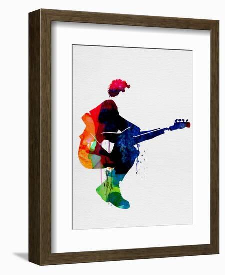 The Police Watercolor-Lora Feldman-Framed Premium Giclee Print