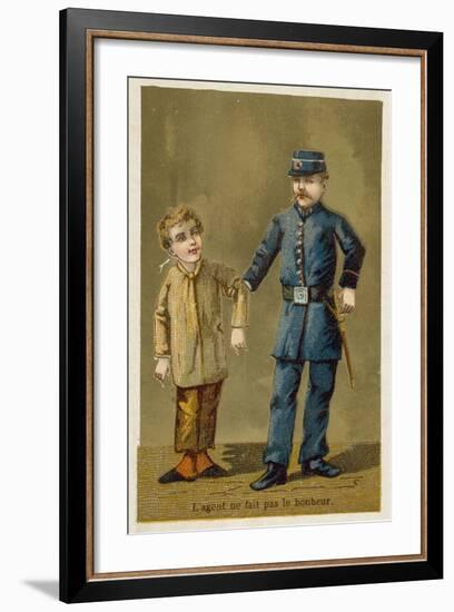 The Policeman Does Not Bring Happiness-null-Framed Giclee Print