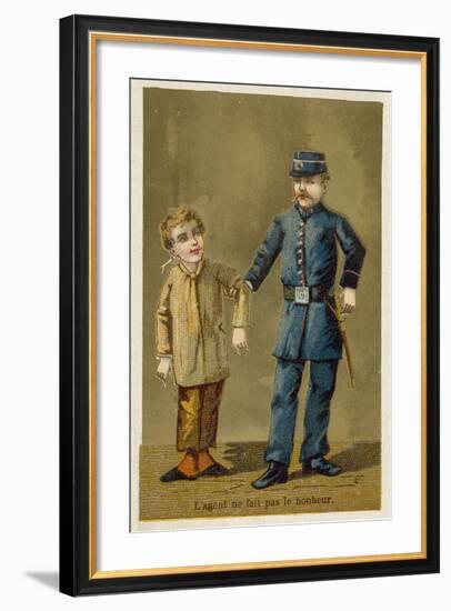 The Policeman Does Not Bring Happiness-null-Framed Giclee Print