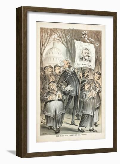 The Political 'Army of Salvation', 1880-Joseph Keppler-Framed Giclee Print