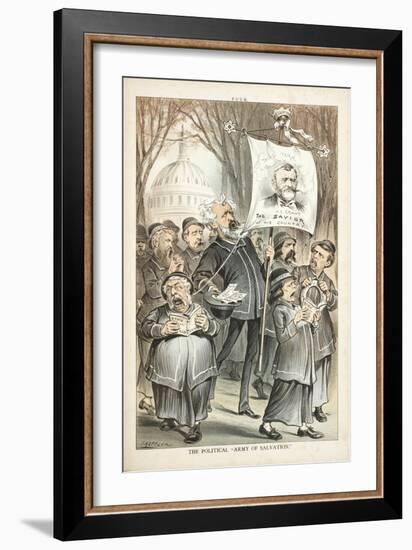 The Political 'Army of Salvation', 1880-Joseph Keppler-Framed Giclee Print